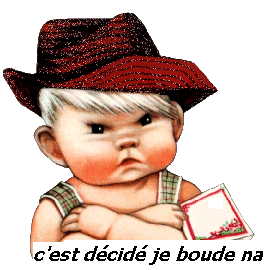 bébé boudeur